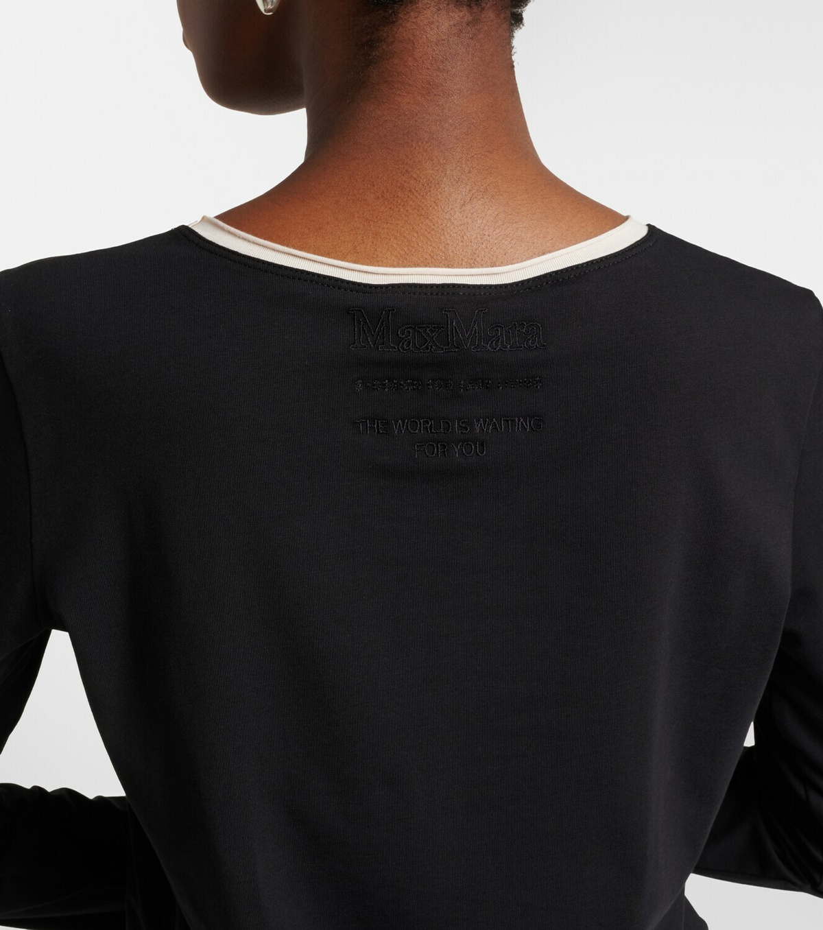 'S Max Mara Divina cotton-blend T-shirt