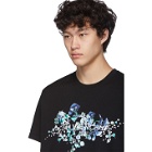 Givenchy Black Logo Flowers T-Shirt