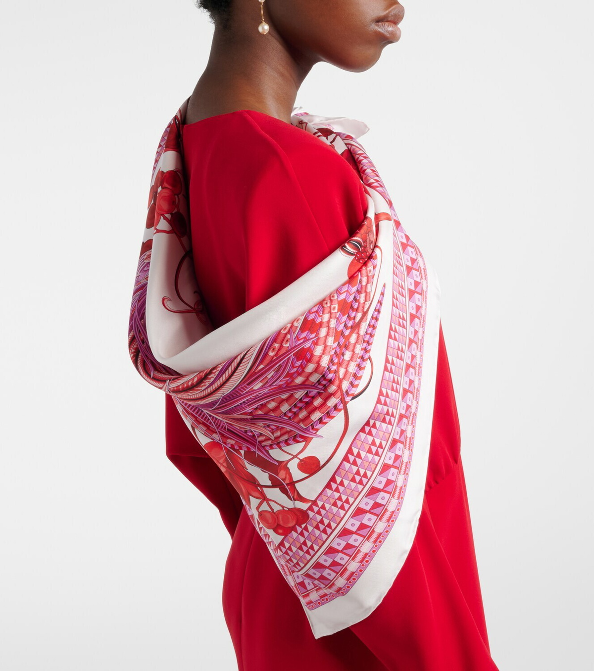 Ferragamo Printed silk scarf