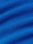 Acne Studios - Kermeer Slim-Fit Ribbed-Knit Zip-Up Cardigan - Blue