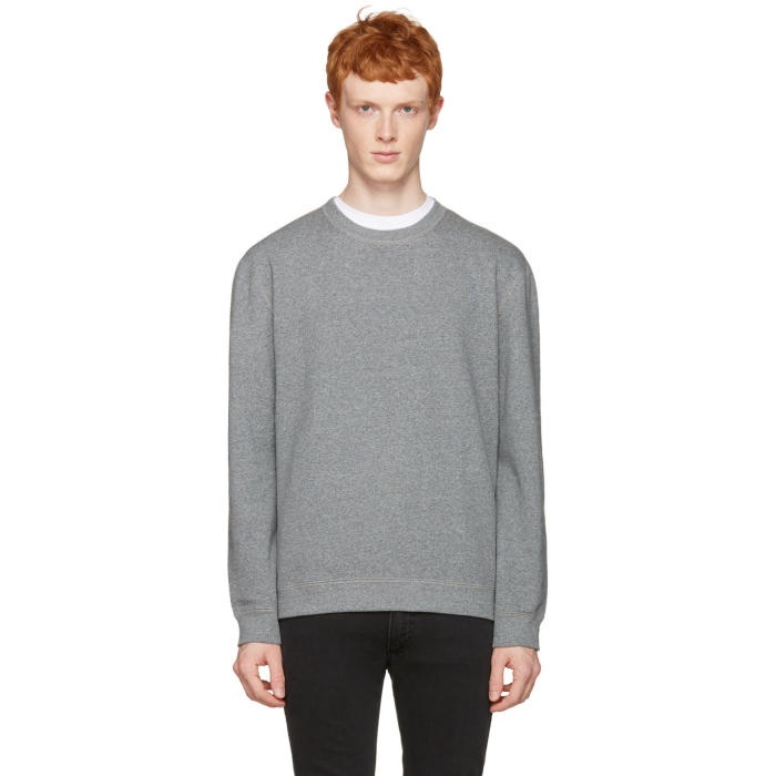 Photo: Naked and Famous Denim Grey Slim Pullover