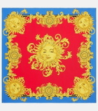 Versace Printed silk twill scarf
