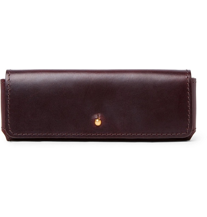 Photo: Cubitts - Leather Glasses Case - Burgundy