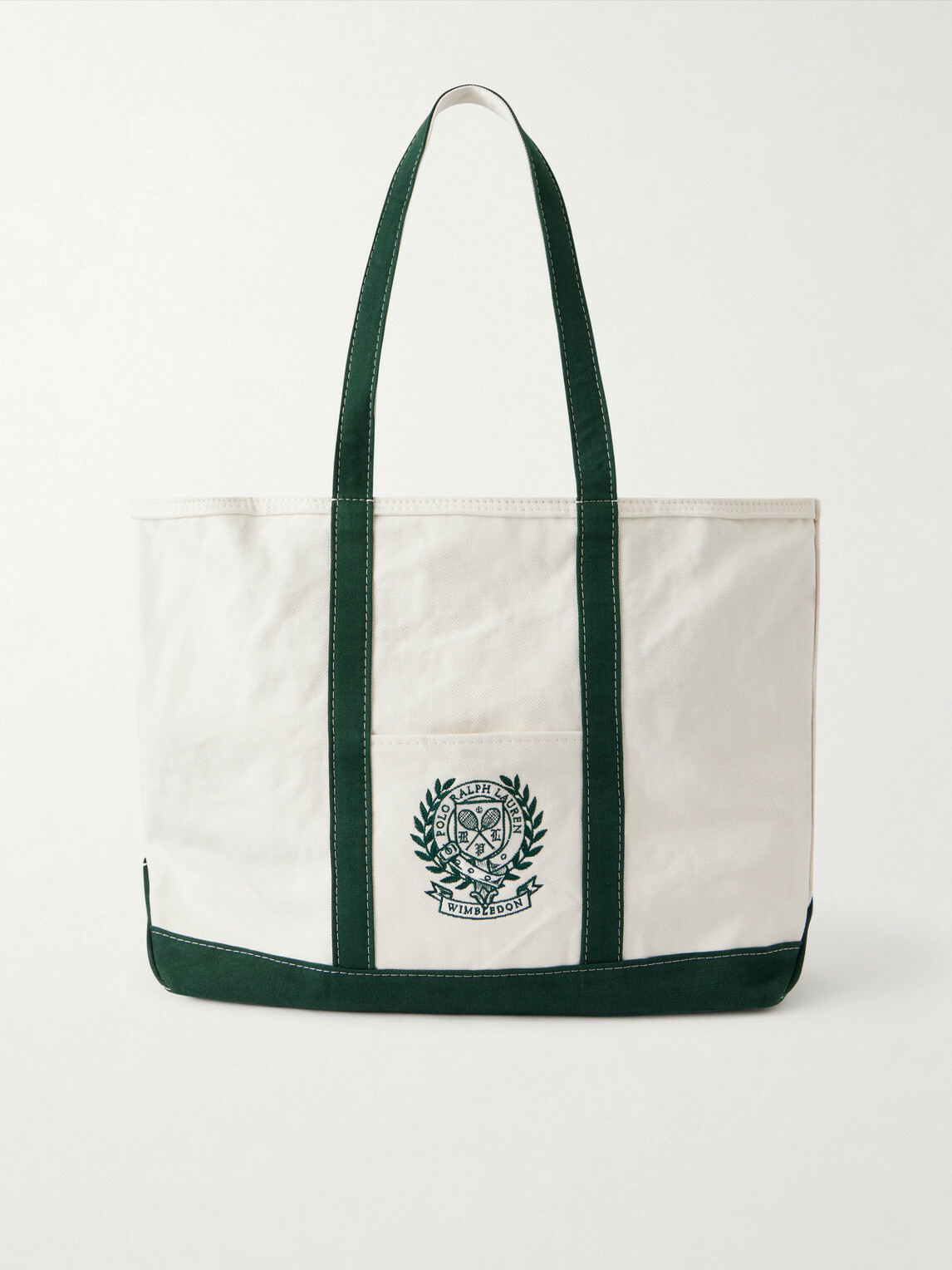 Polo Ralph Lauren - Wimbledon Embroidered Large Cotton Tote Bag