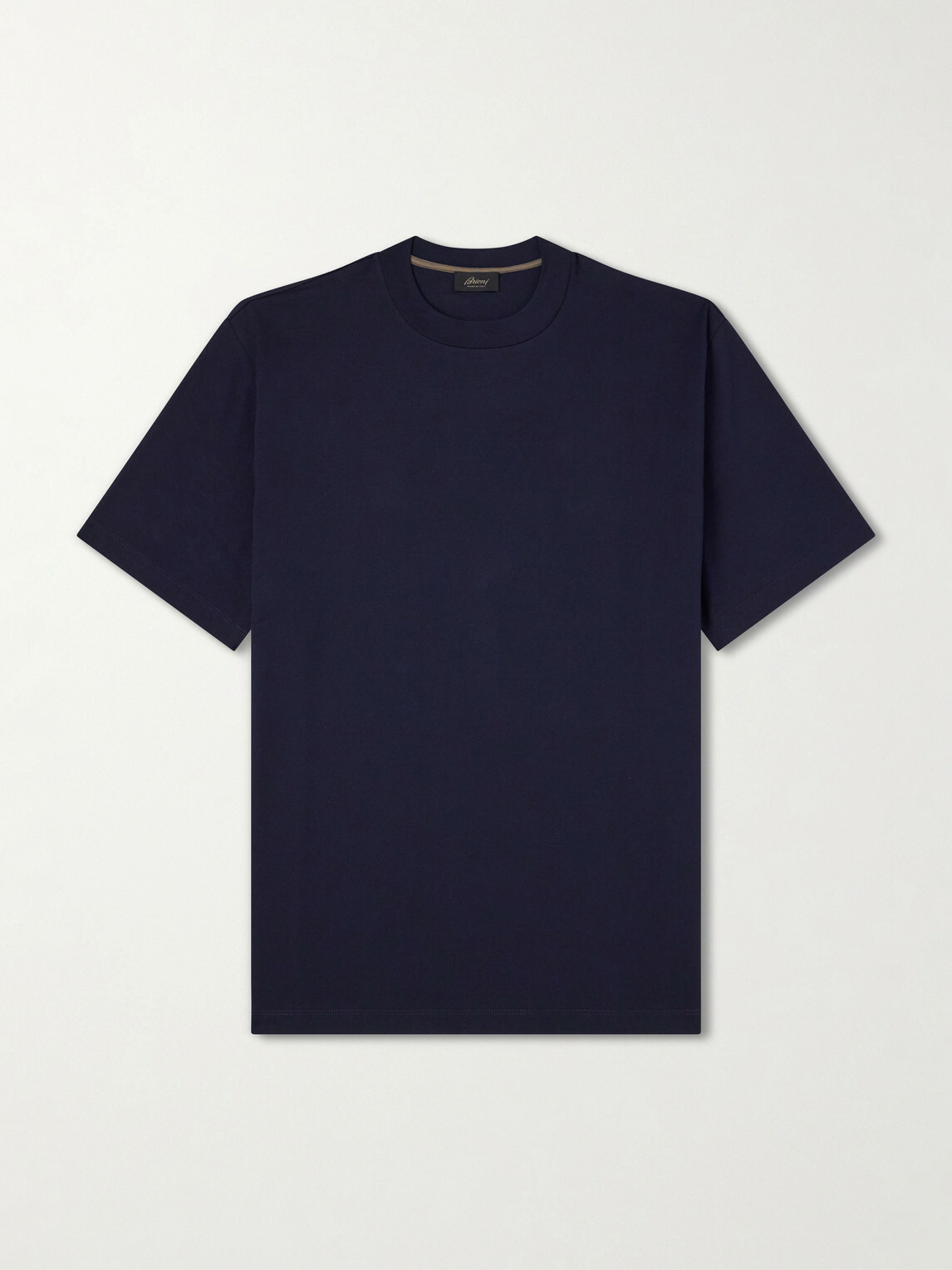 Brioni - Cotton-Jersey T-Shirt - Blue