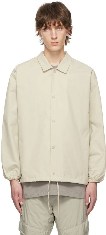 Photo: Essentials Beige Cotton Jacket