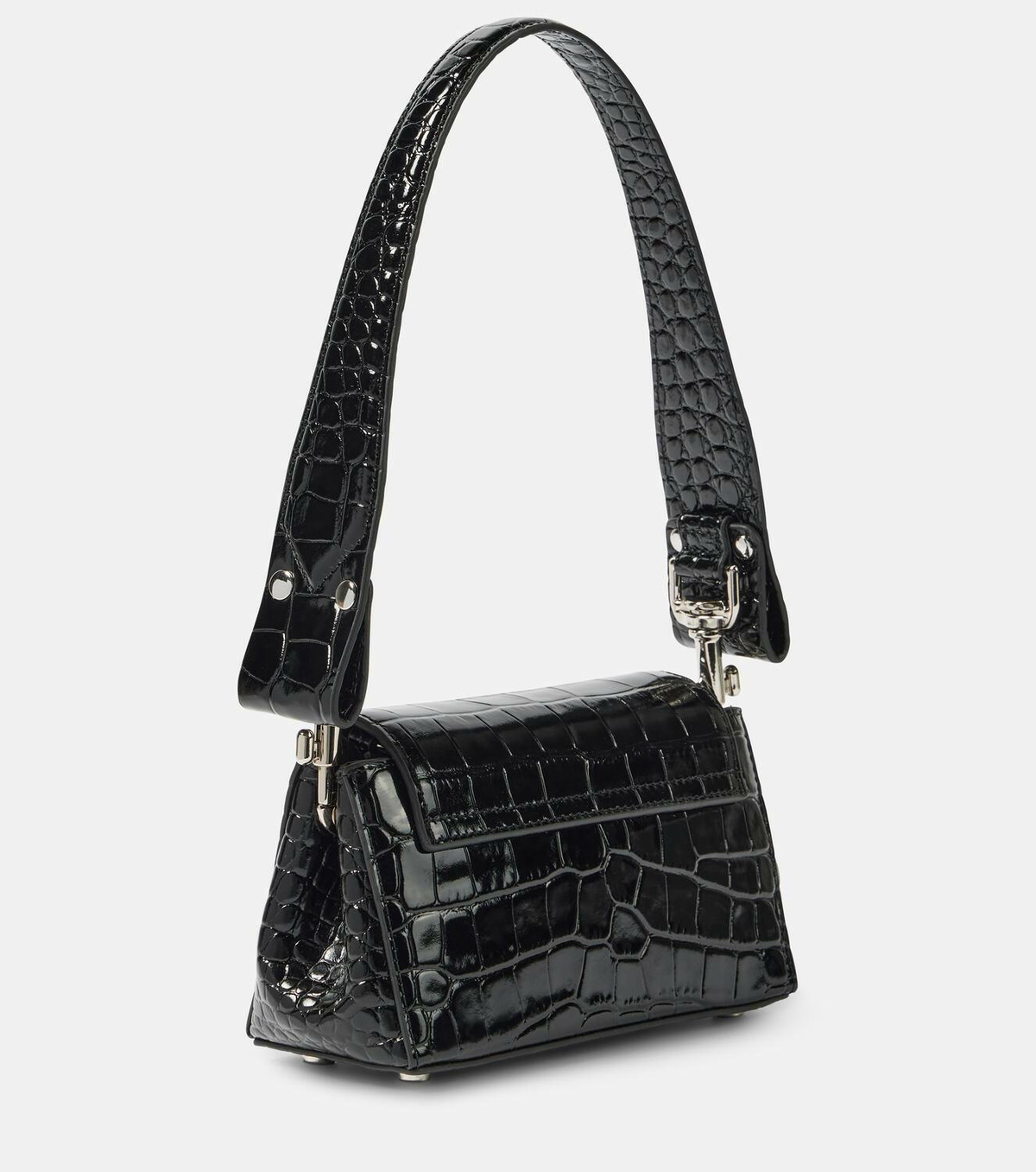 Vivienne Westwood Hazel Small croc-effect leather shoulder