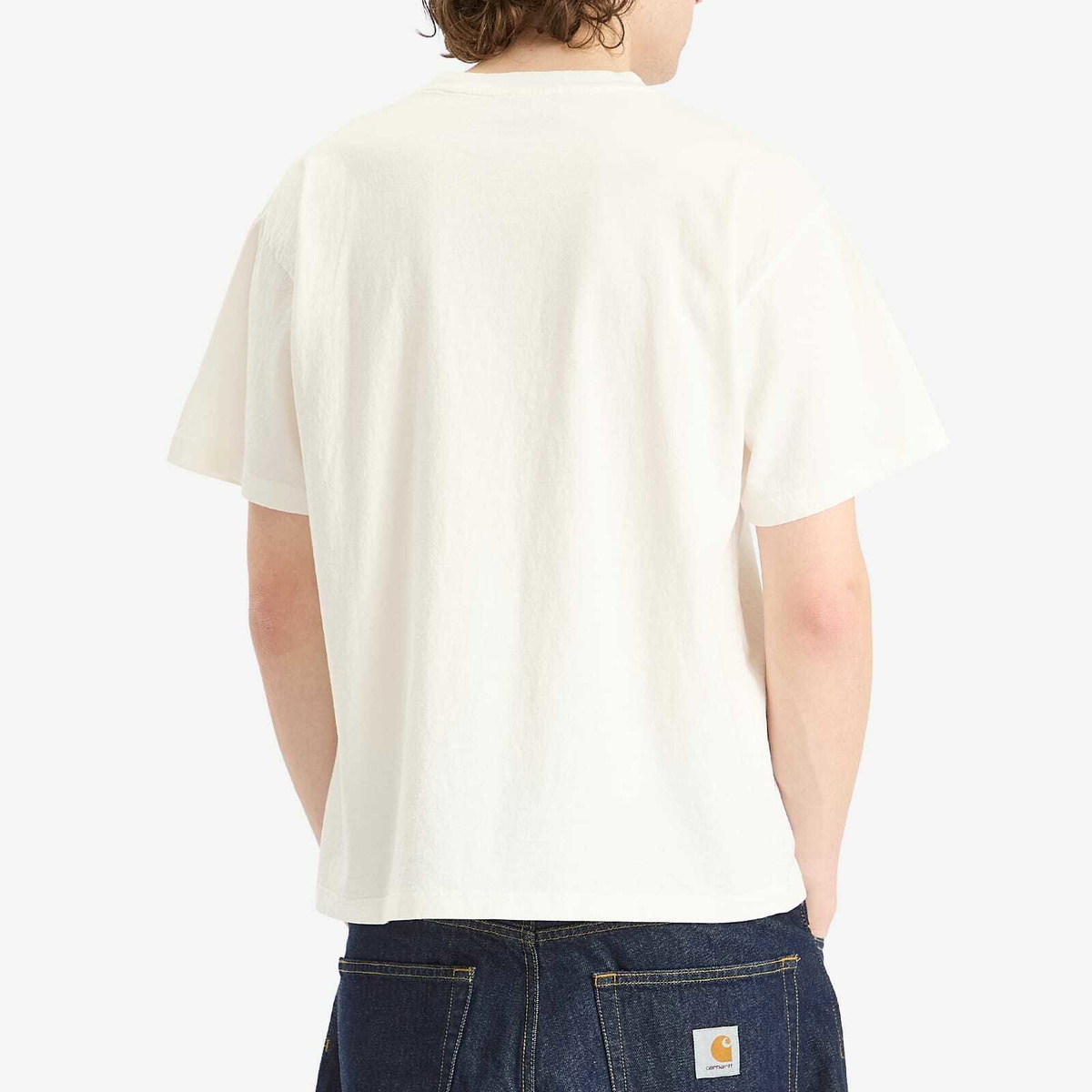 Aries Men's Faded Ex Amino T-Shirt in Off White
