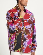 Versace Jeans Couture Mens Shirt Brick