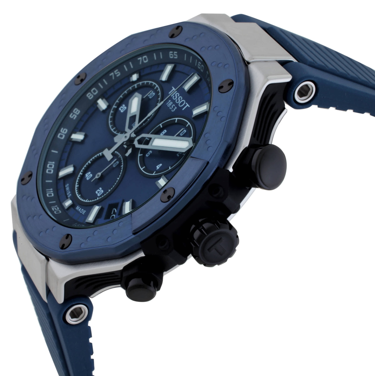 Tissot T-Race Chronograph Quartz Blue Dial Mens Watch T1414172704100