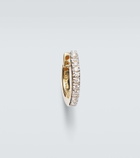 Mateo 14kt gold single hoop earring with diamonds