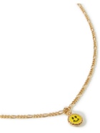 Maria Black - Negroni Tyra Happy Gold-Plated and Resin Chain Necklace