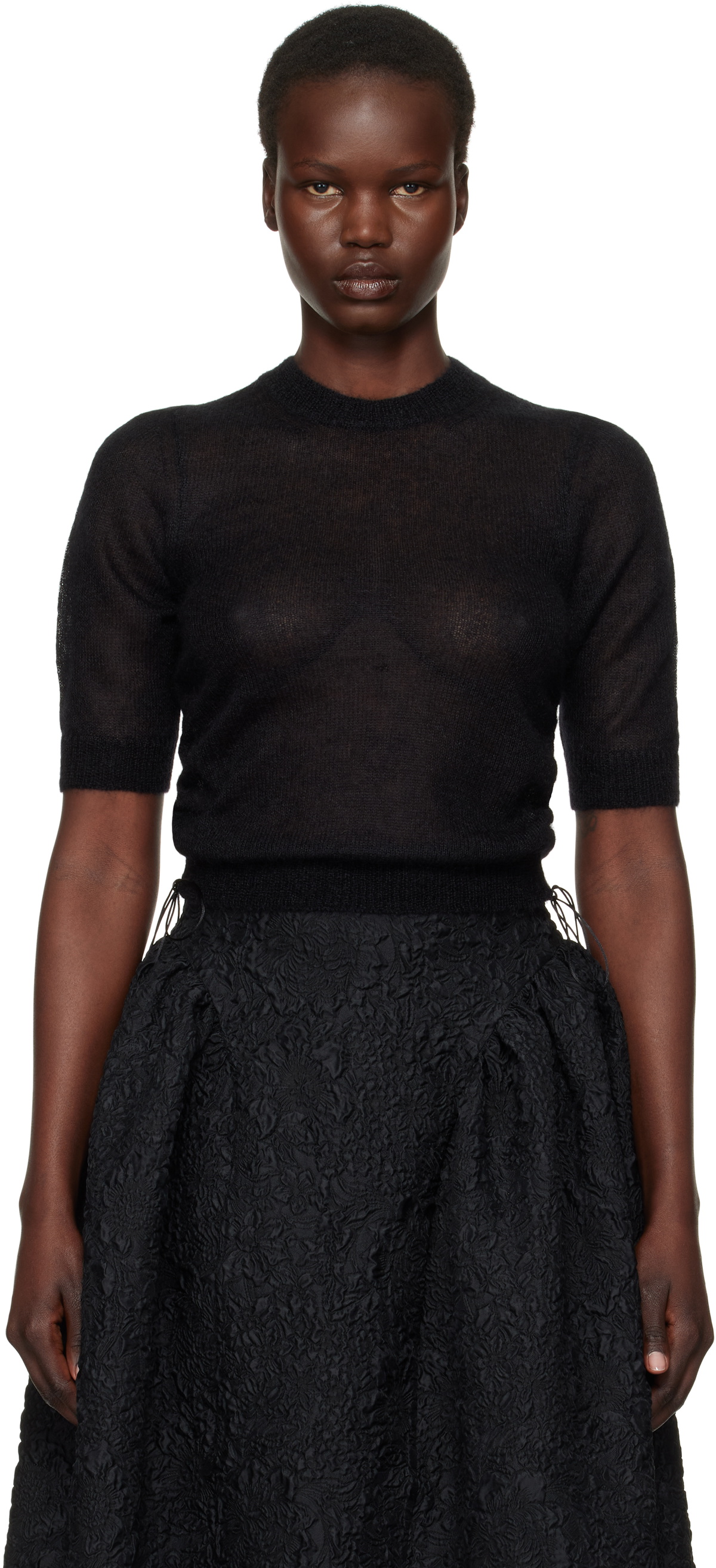Cecilie Bahnsen Black Videl Sweater
