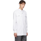 GR10K White Klopman Antistatic Dress Shirt