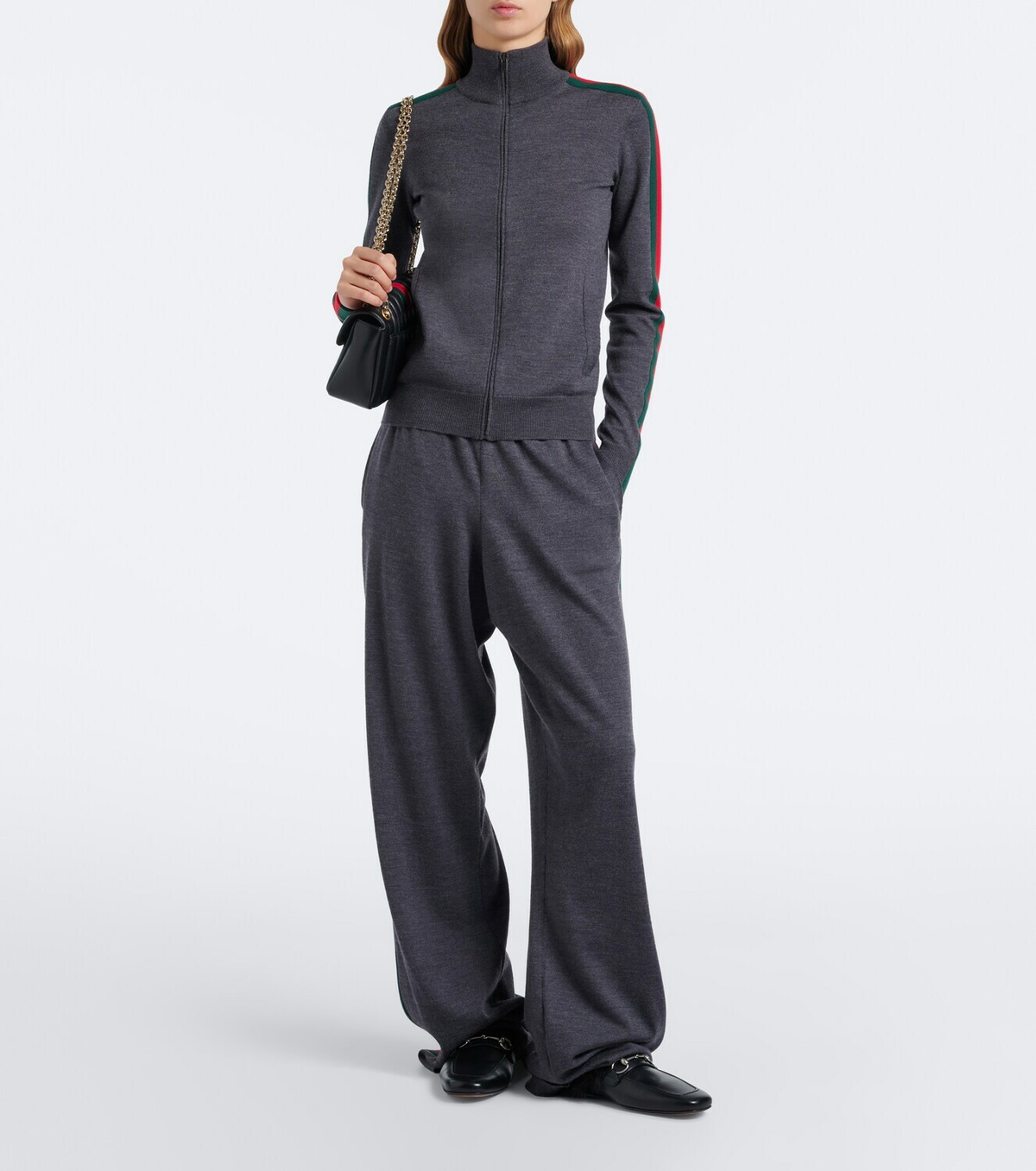 Gucci Wool-blend wide-leg pants