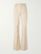 Rick Owens - Bolan Bootcut Organic Cotton-Blend Trousers - Neutrals
