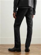 Canali - Slim-Fit Straight-Leg Stretch-Denim Jeans - Black