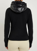 Moncler Logo-appliquéd Quilted Shell and Fleece Cardigan Black