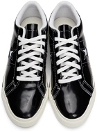 Converse Black Patent One Star OX Sneakers