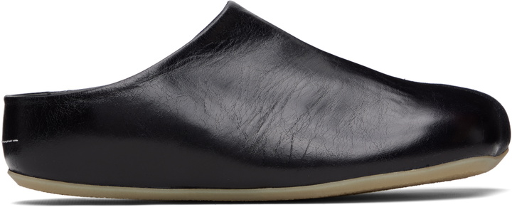 Photo: MM6 Maison Margiela Black Factory Sabot Loafers