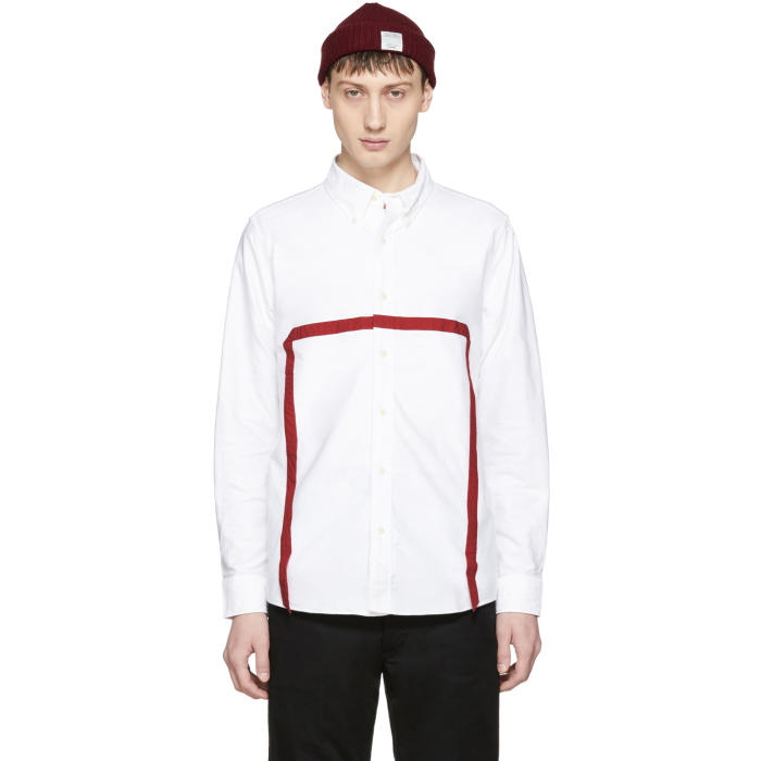 Photo: Visvim White and Red VandV 5 Nation Shirt