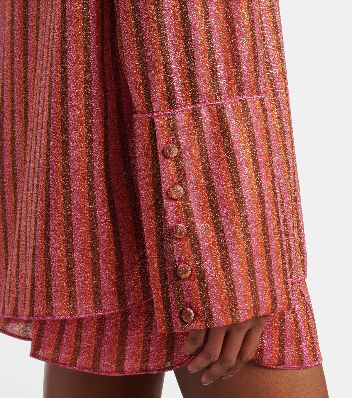 Oséree Lumière striped shirt