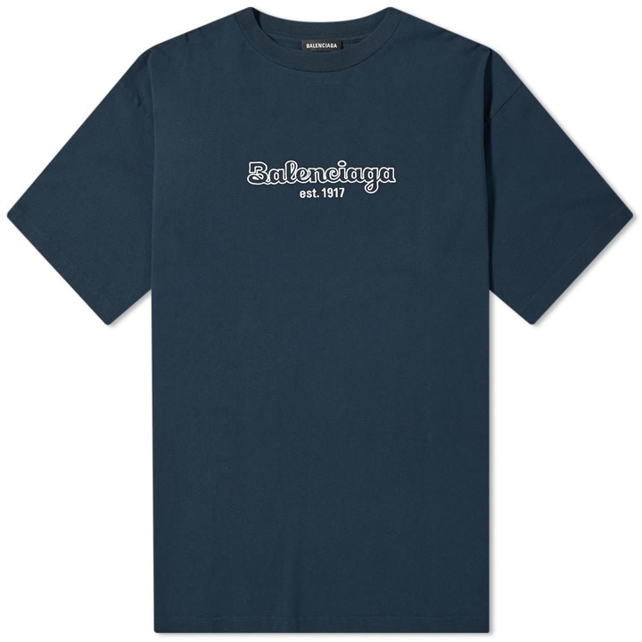 Photo: Balenciaga Established Logo Tee