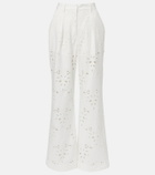 Rebecca Vallance Artesan broderie anglaise flared pants