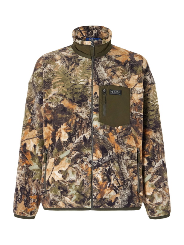 Photo: Polo Ralph Lauren - Camouflage-Print Fleece Jacket - Green