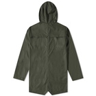 Rains Long Jacket in Green