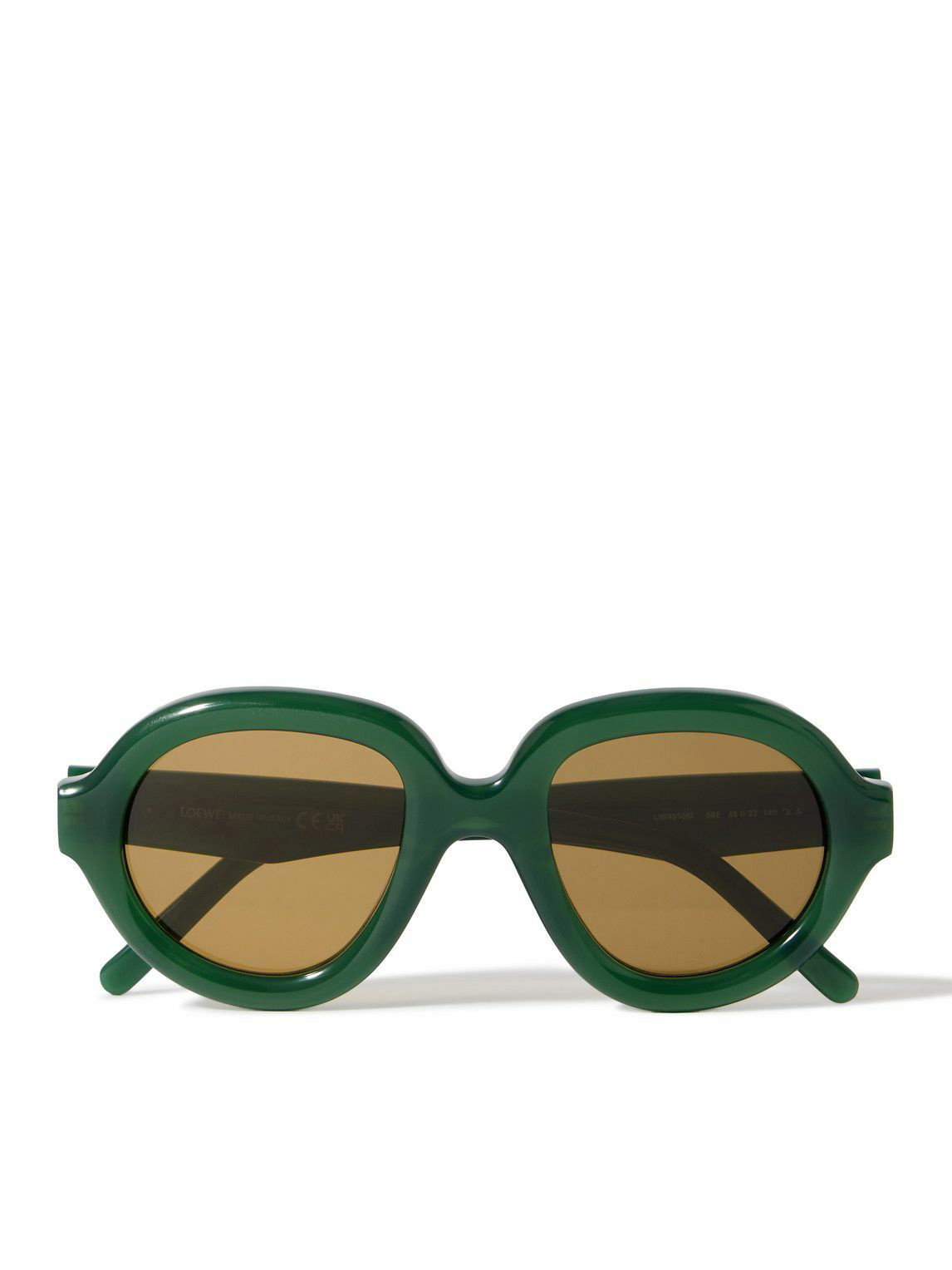 LOEWE - Curvy Oval-Frame Acetate Sunglasses Loewe