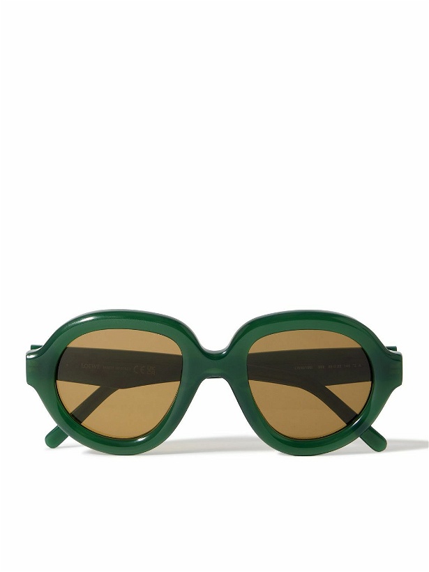 Photo: LOEWE - Curvy Oval-Frame Acetate Sunglasses