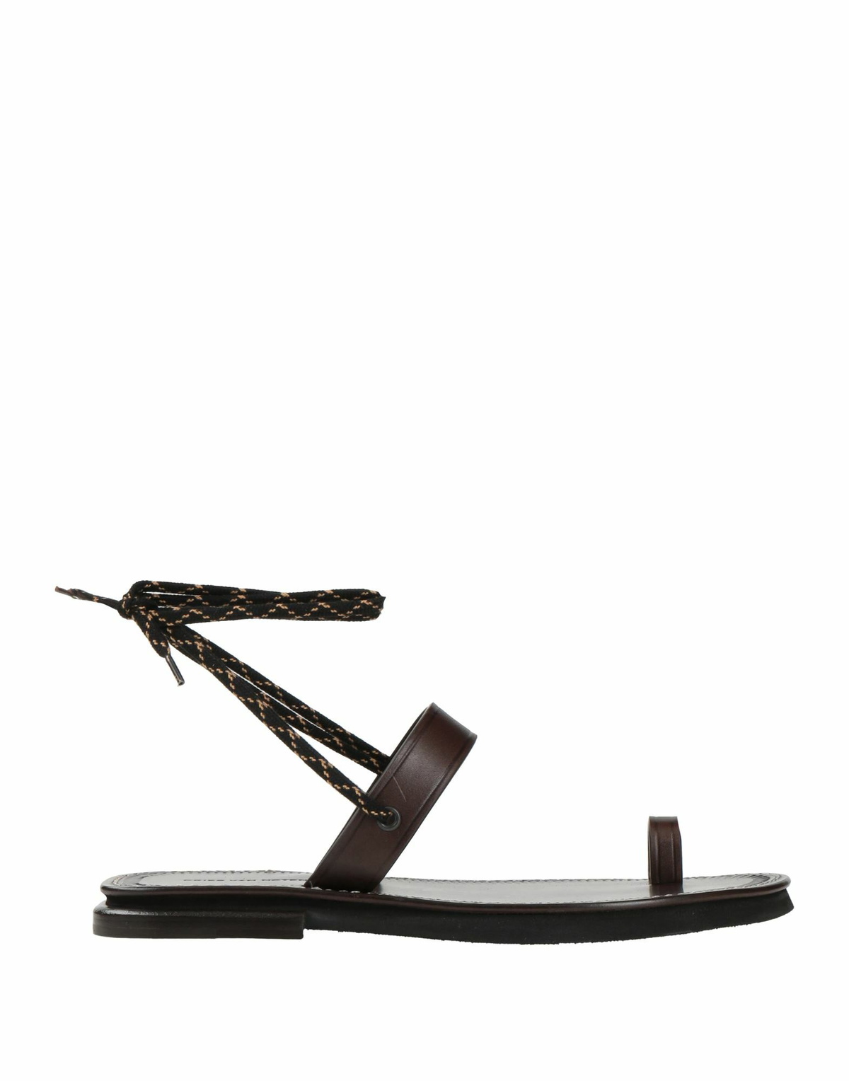 Dries Van Noten Womens Thong sandal Dark in Brown