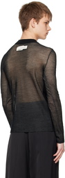 Feng Chen Wang Black Phoenix Turtleneck