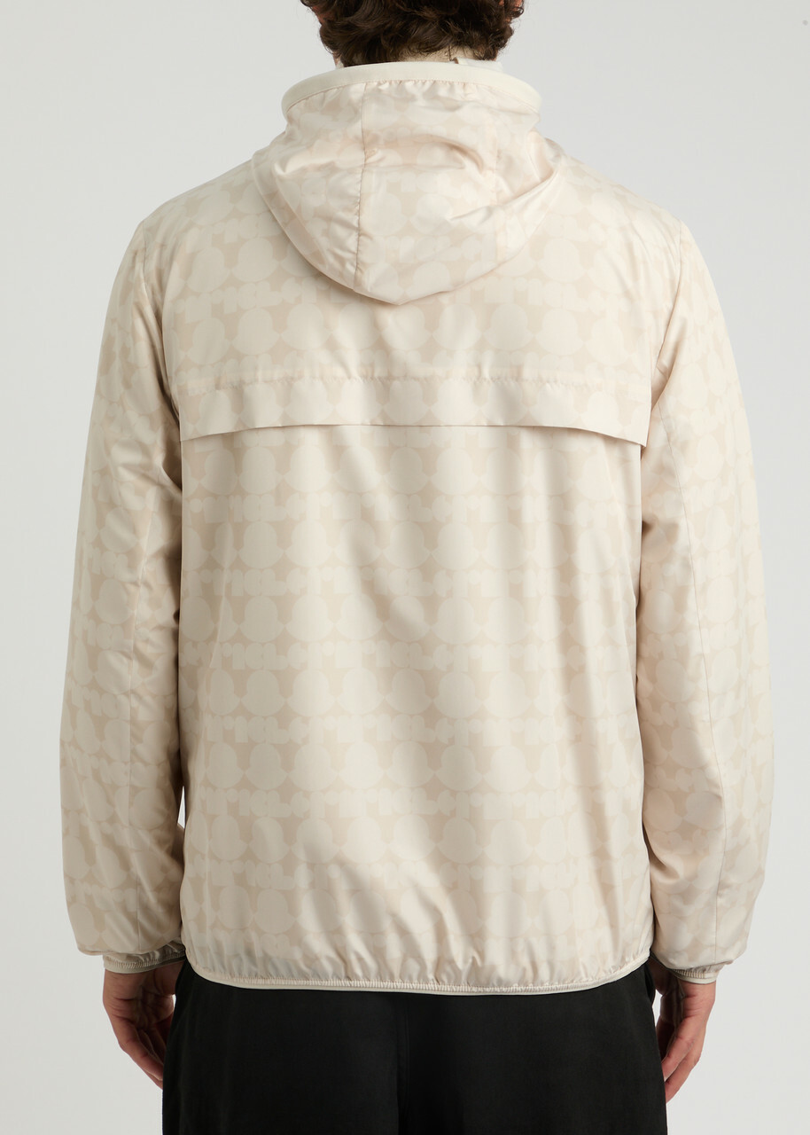 Moncler Ifaty Printed Shell Jacket Cream