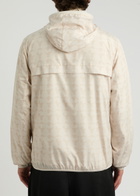 Moncler Ifaty Printed Shell Jacket Cream