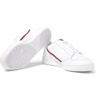 adidas Originals - Continental 80 Grosgrain-Trimmed Leather Sneakers - White