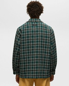 Bstn Brand Bouclé Plaid Shirt Green - Mens - Longsleeves