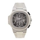 Patek Philippe Nautilus Travel Time Chronograph Stainless Steel Automatic Mens Watch 5990-1A-001