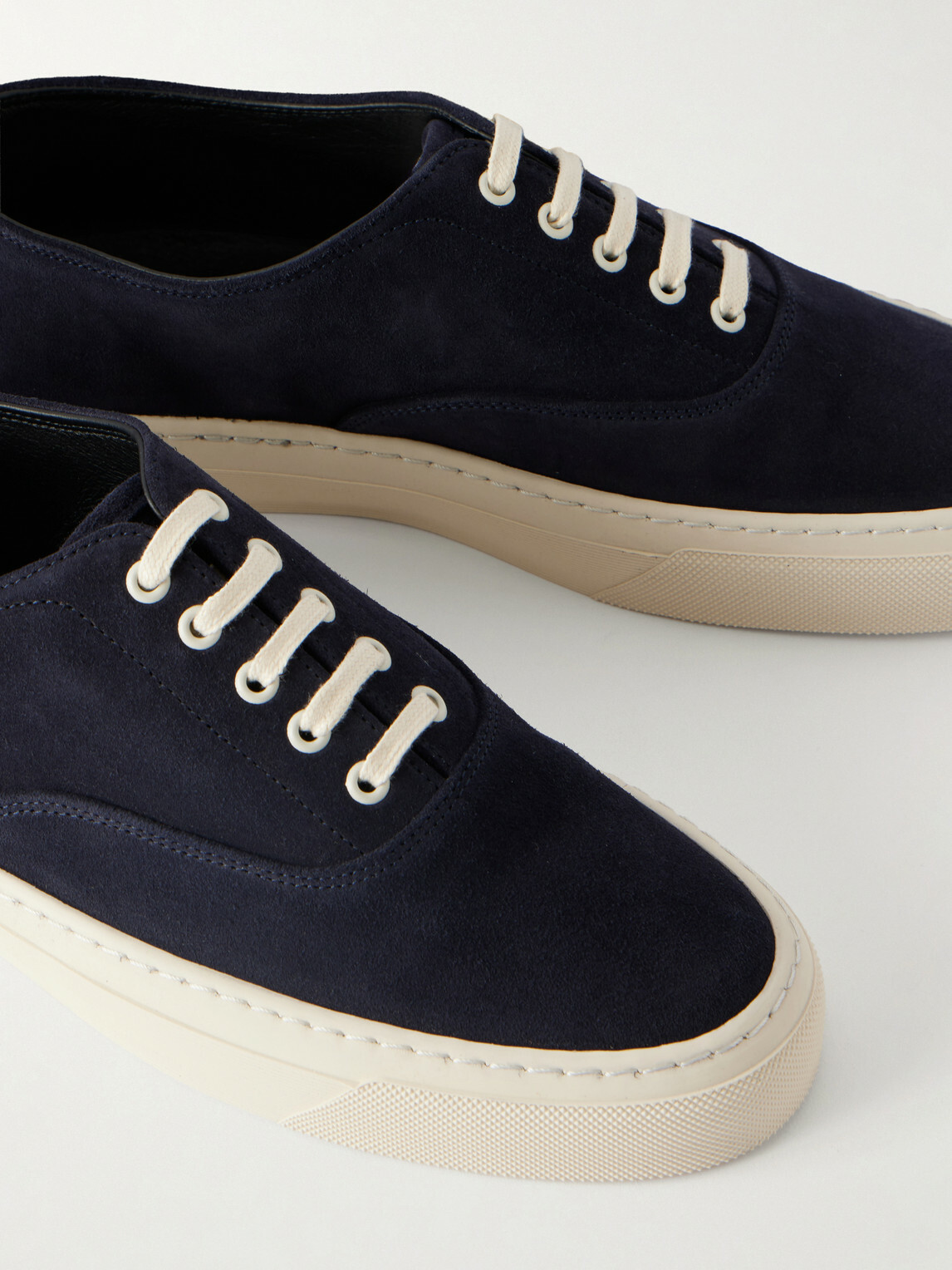 MORJAS - Deck Suede Sneakers - Blue