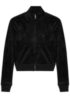 Juicy Couture Lieu Logo Velour Track Jacket Black