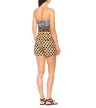 Lisa Marie Fernandez - Polka-dot linen shorts