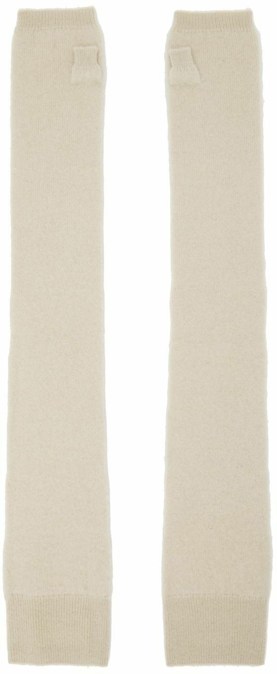 Frenckenberger Beige Long Rockers Mono Mittens