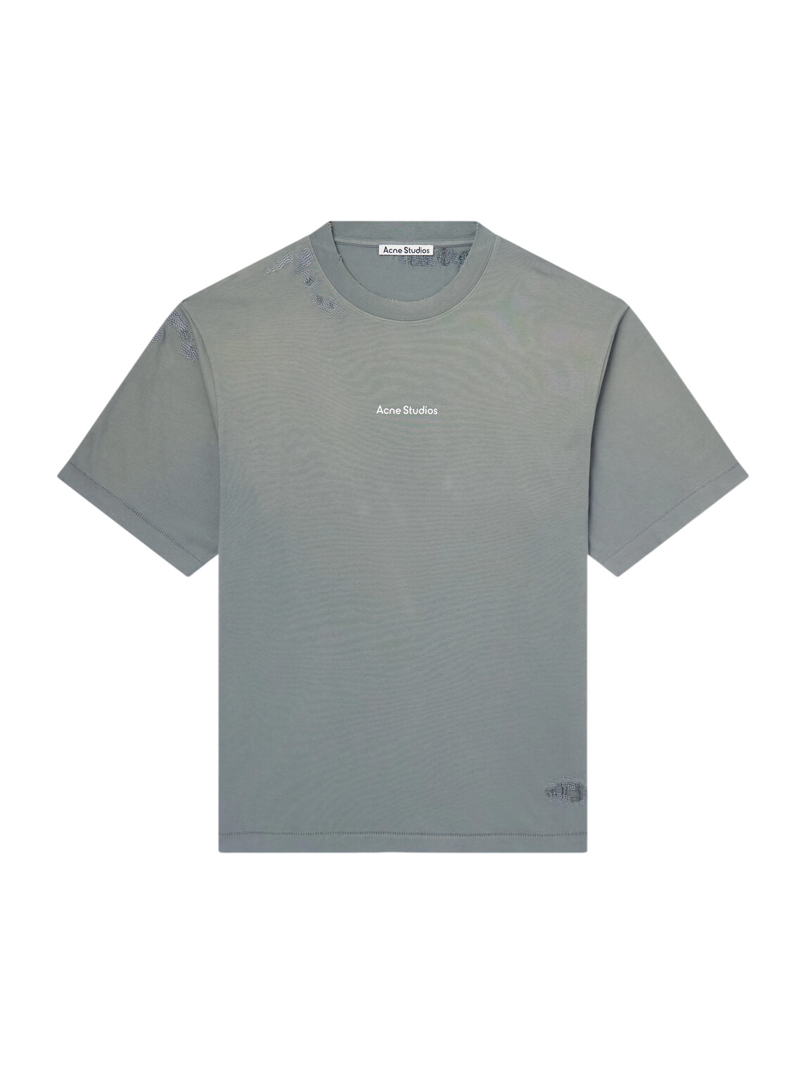Acne Studios Men's Everest Sports T-Shirt in Ivory White Acne Studios