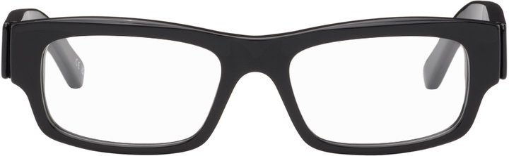 Photo: Balenciaga Black Rectangular Glasses