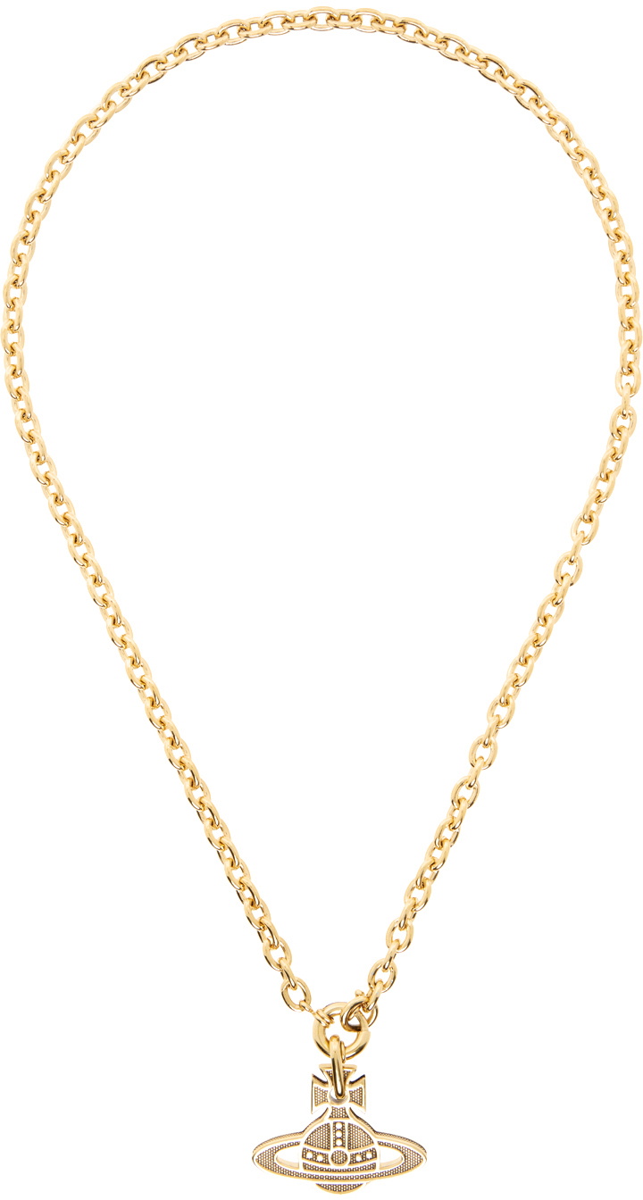 Vivienne Westwood Gold Hilario Reversible Pendant Necklace