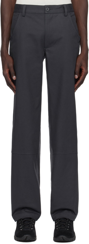 Photo: GR10K SSENSE Exclusive Blue Drill Trousers