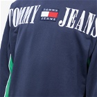 Tommy Jeans Men's Archive Logo Crew Sweat in Twilight Navy