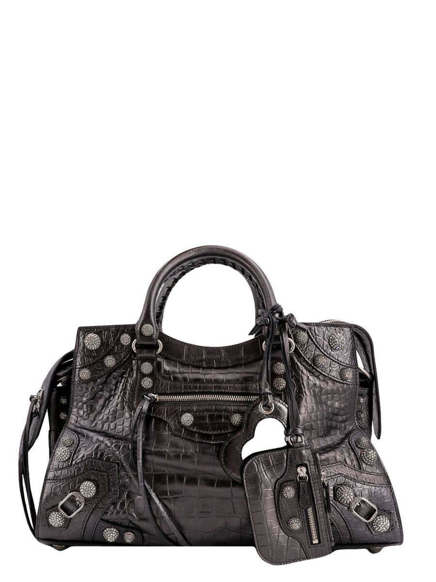 Balenciaga Neo Cagole City Silver Womens Balenciaga