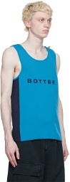 Botter Blue Polyester Tank Top